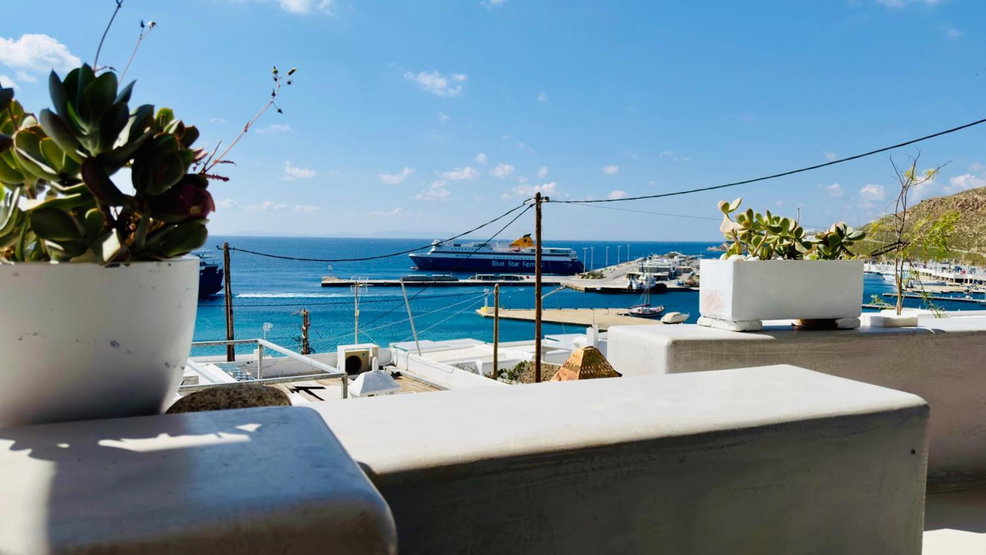 Mykonos Tourlos Nests - Sea View Escape Διαμέρισμα Εξωτερικό φωτογραφία