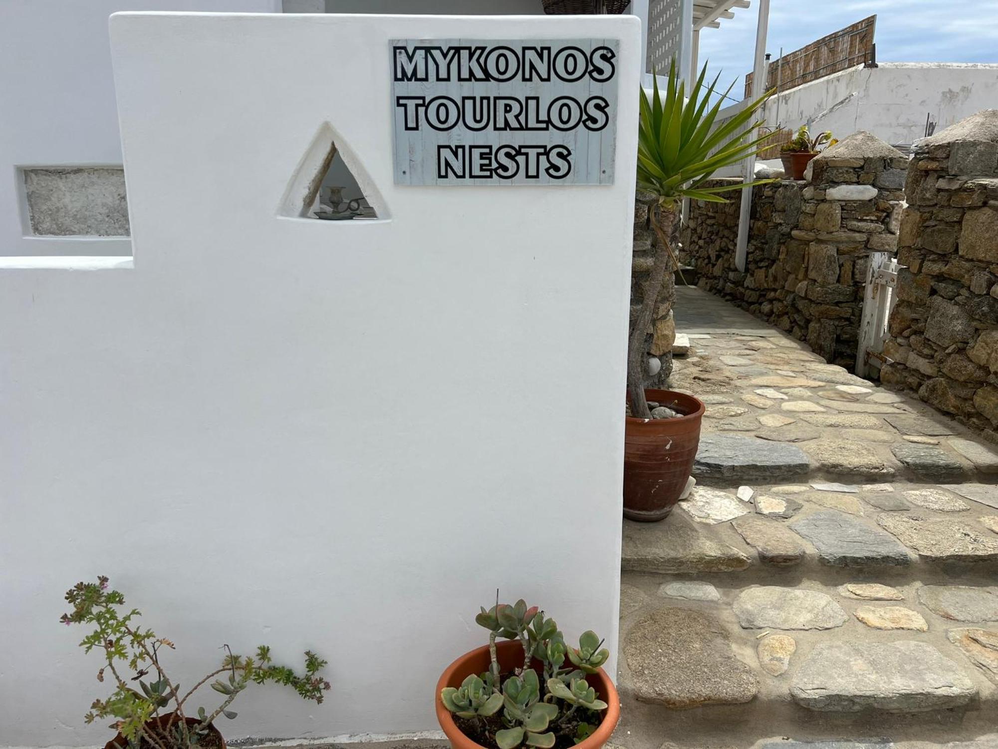 Mykonos Tourlos Nests - Sea View Escape Διαμέρισμα Εξωτερικό φωτογραφία